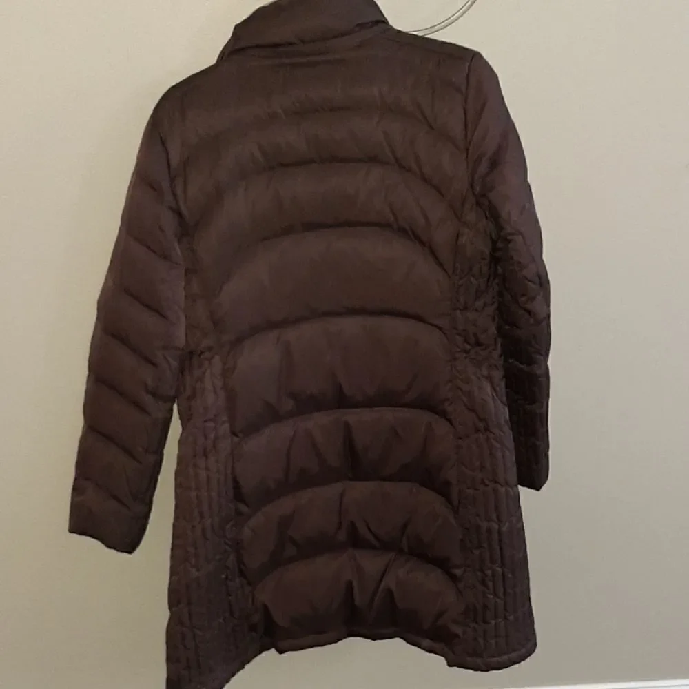 Nautica brown puffer coat